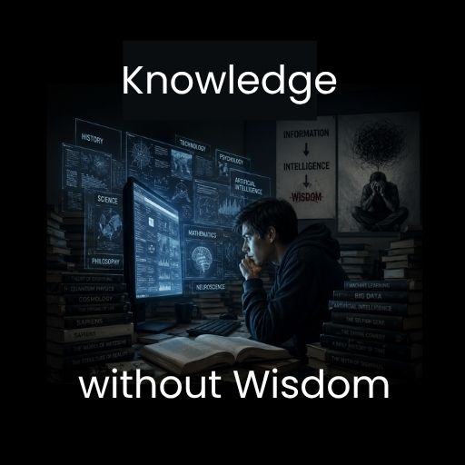 Knowledge without wisdom